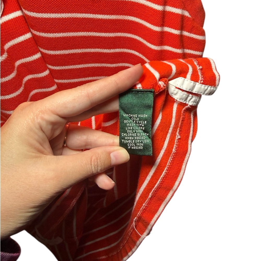 Lauren Ralph Lauren Active Women's Sleeveless Polo Shirt Vintage Size Large - Picture 3 of 5